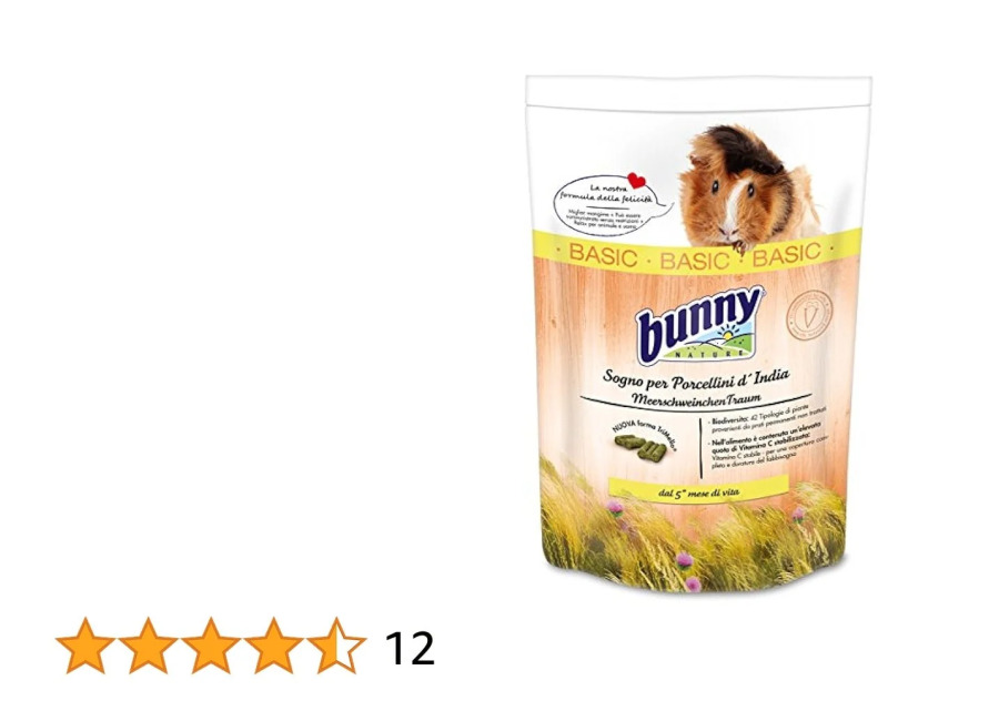 Bunny Alimento Sueño Básico Pellets 4Kg