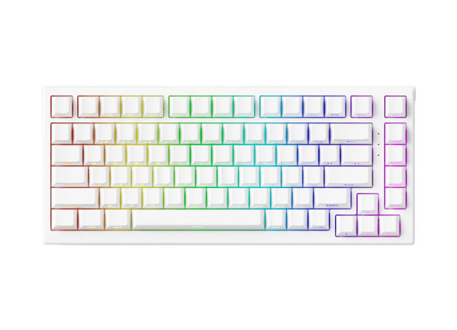 Akko Refurbished TAC75 HE Magnetic Keyboard – White