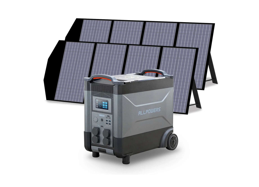 Allpowers Generador Solar 4000W (R4000R4000 V2 + SP029 Panel Solar 140W) – R4000 V2+ 2* (SP029 140W Panel Solar)