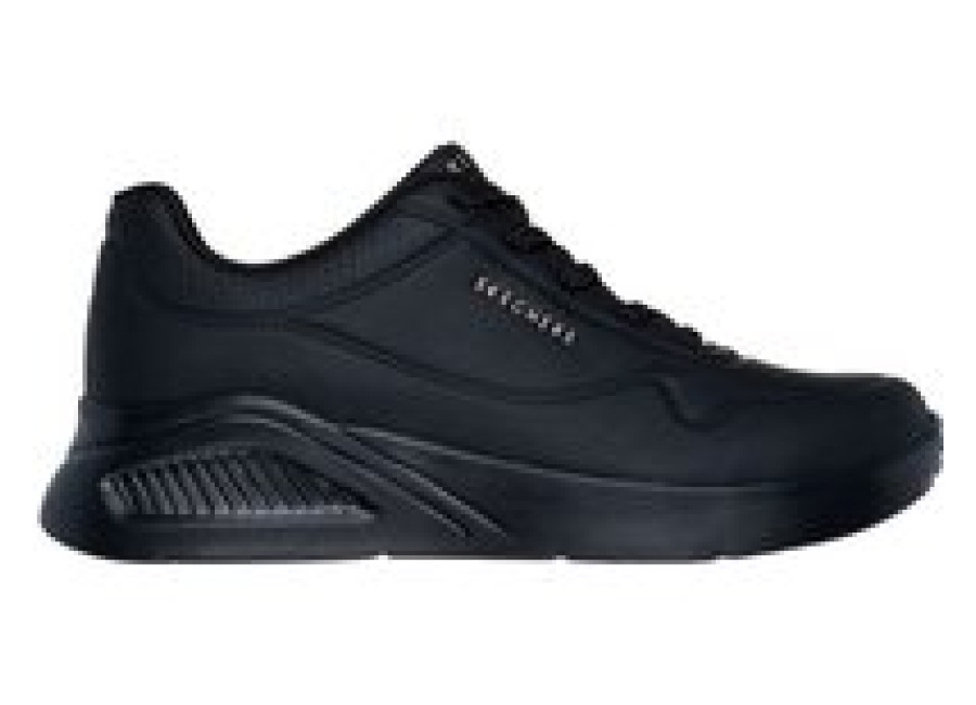 Skechers Zapatillas Skechers Uno Lite Negro Duraleather Mujer