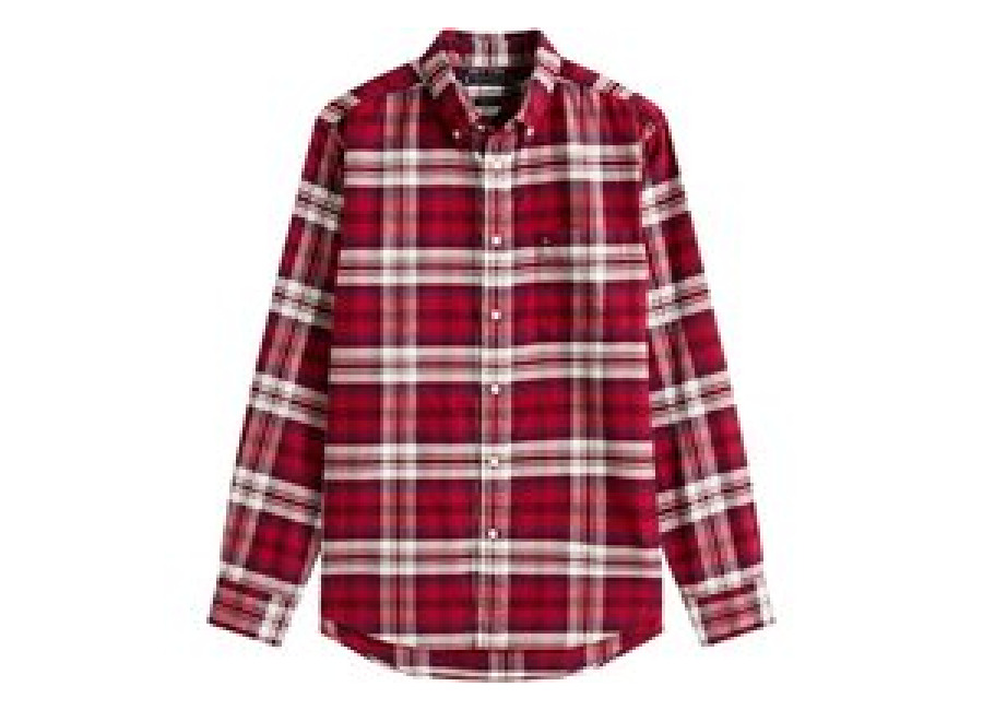 Tommy Hilfiger Hero Tartan Check Flannel Shirt – Red