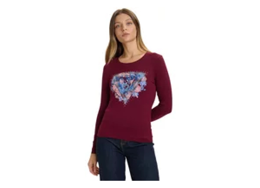 Guess Camiseta de mujer Guess Peony Triangle