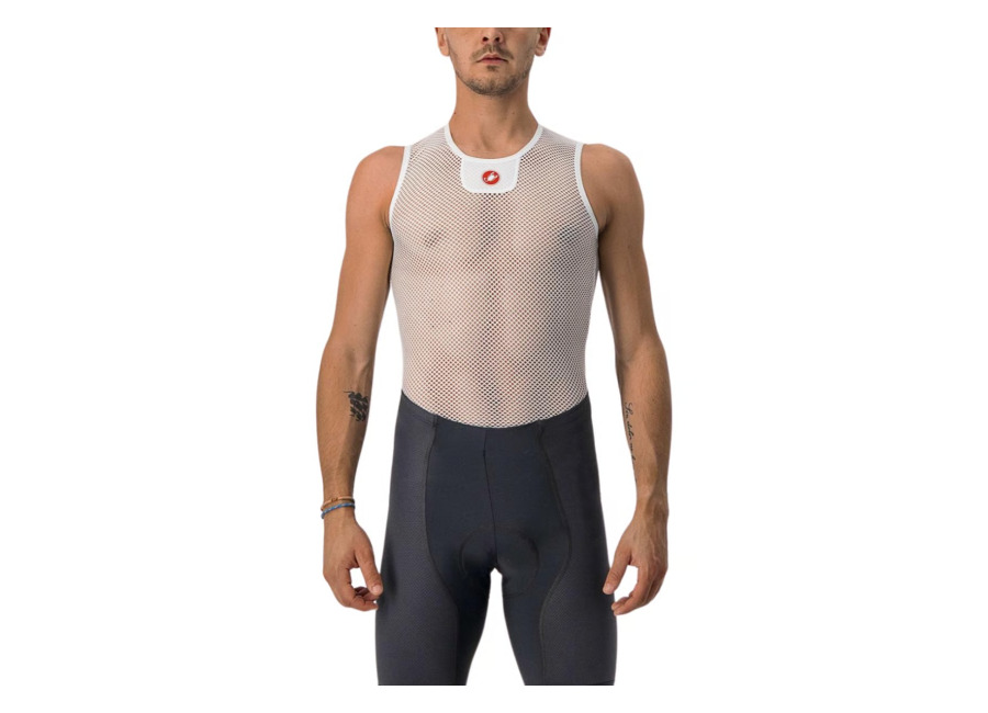 Castelli Camiseta Interior Castelli Core Mesh 3 Sin Mangas Blanca, Talla 2