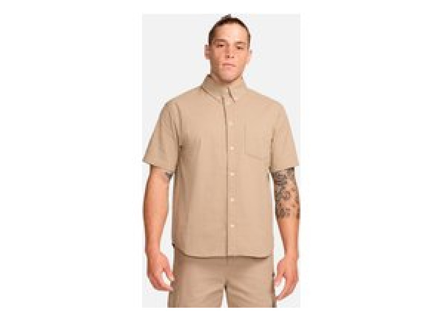 Nike Life Shirt With Seersucker Buttons
