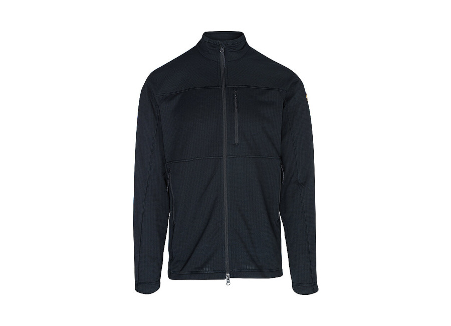 Fjällräven Chaqueta polar Abisko Lite para hombre azul oscuro