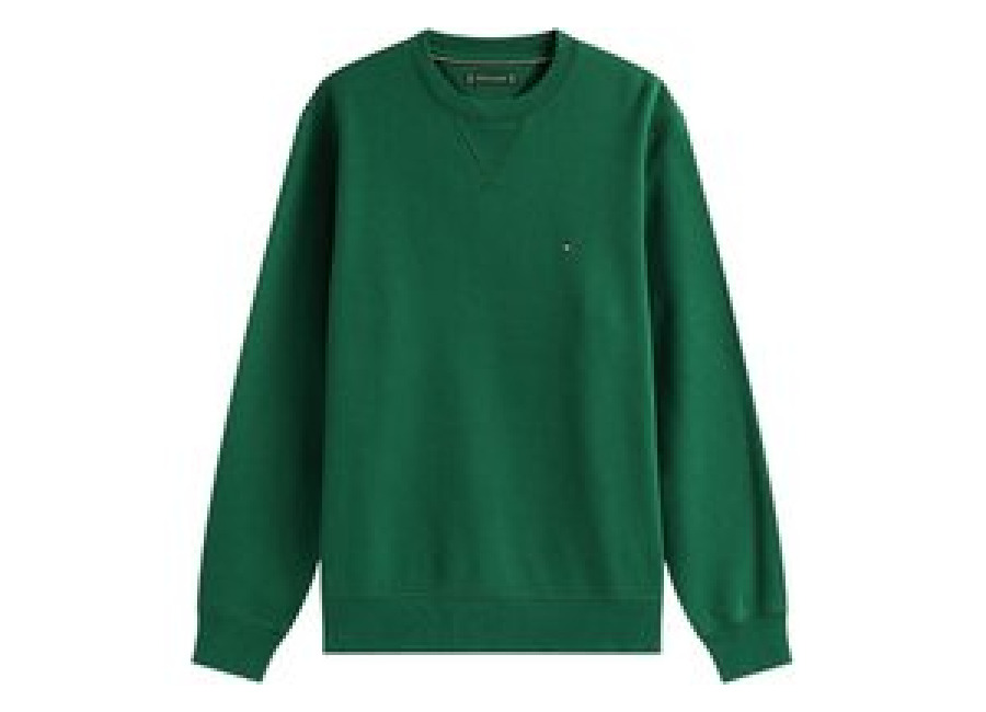 Tommy Hilfiger Essential Fleece Sweatshirt – Dk Green