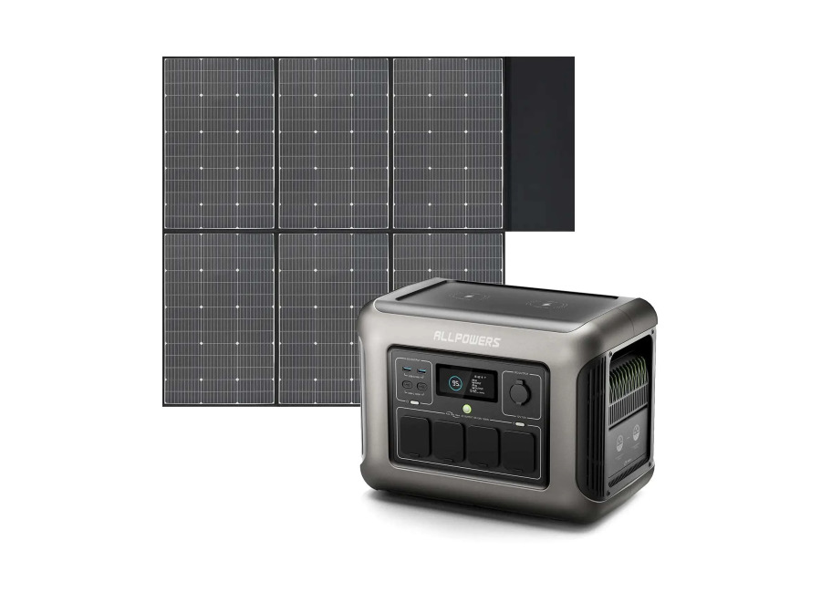 Allpowers Generador Solar 1800W (R1500 + SP039 Panel Solar 600W ) – R1500 + 1 * (SP039 Panel Solar 600W)