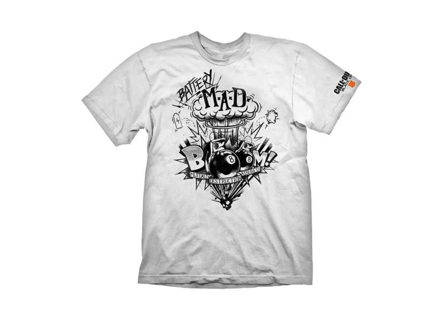 Difuzed Camiseta Battery Mad Call of Duty: Black Ops 4 Talla