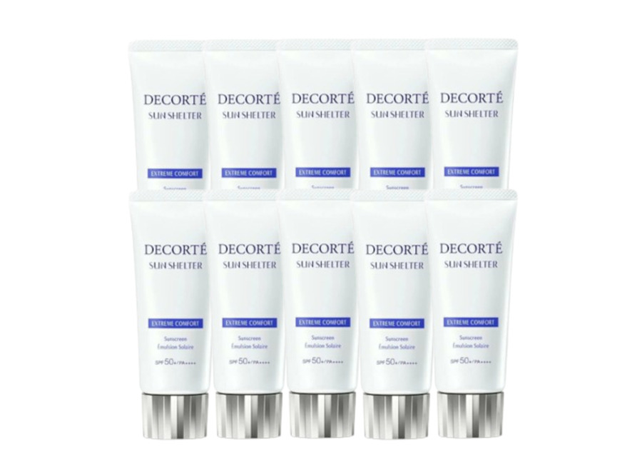 Kose DECORTE – Sun Shelter Extreme Comfort Sunscreen SPF50+ PA++++ – 35g (10ea) Set