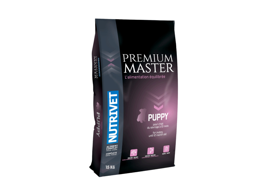 Nutrivet Premium Master Puppy con pollo – 2 x 15 kg – Pack ahorro