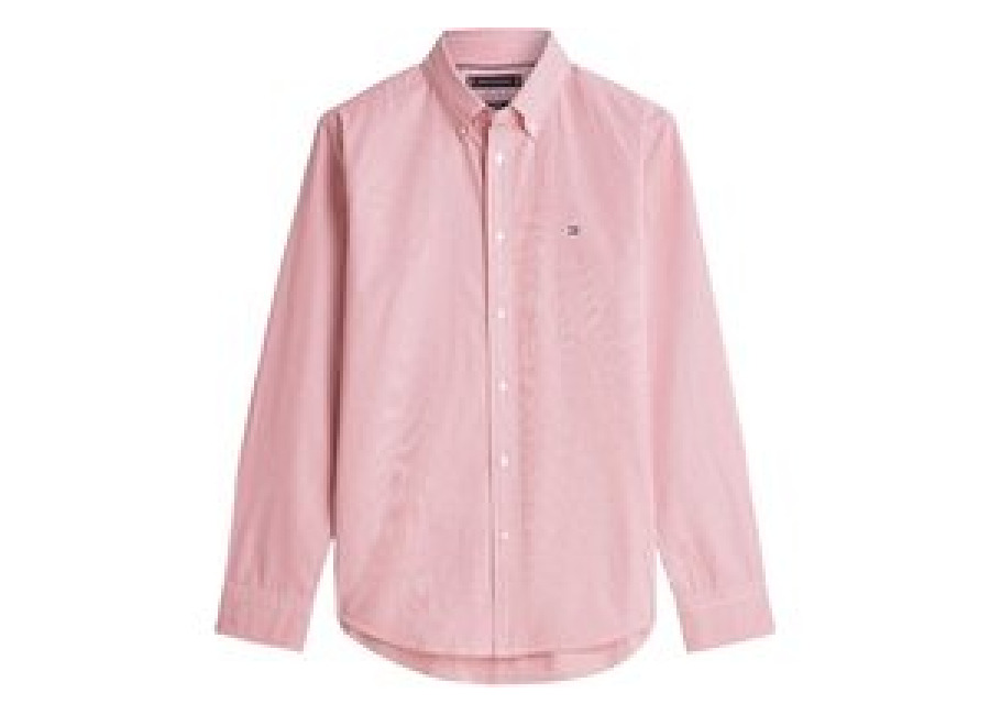 Tommy Hilfiger Core Flex Pop Classic Striped Shirt – Red