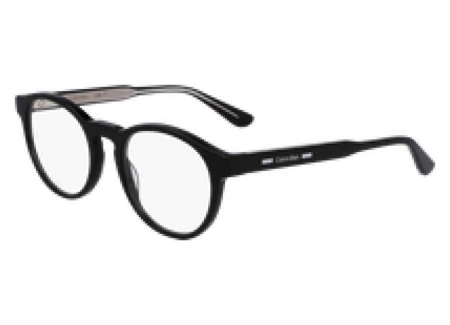 Calvin Klein Unisex Calvin Klein 001 Monturas ópticas Acetato Negro Redonda Norma