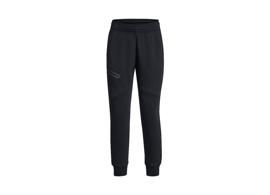 Under Armour Pantalón de chándal para mujer UA Unstoppable Fleece negro
