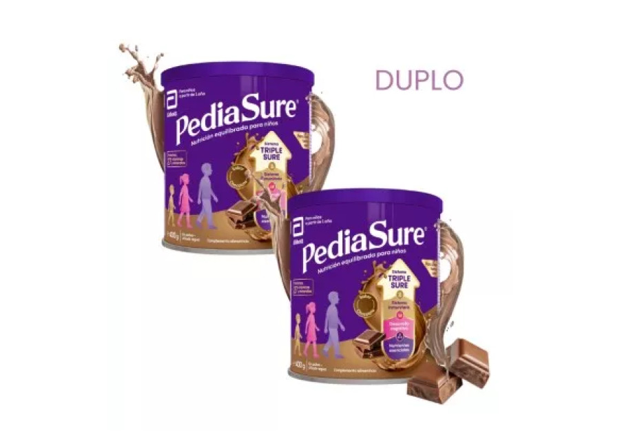 Pediasure Sabor Chocolate Duplo 400 g + 400 g