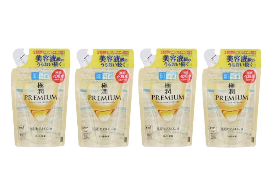Rohto Mentholatum Hada Labo Gokujyun Premium Lotion Refill 2020 Edition – 170ml (4ea) Set
