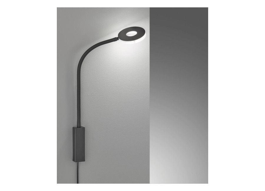 Fischer & HONSEL Aplique LED Cama con brazo orientable