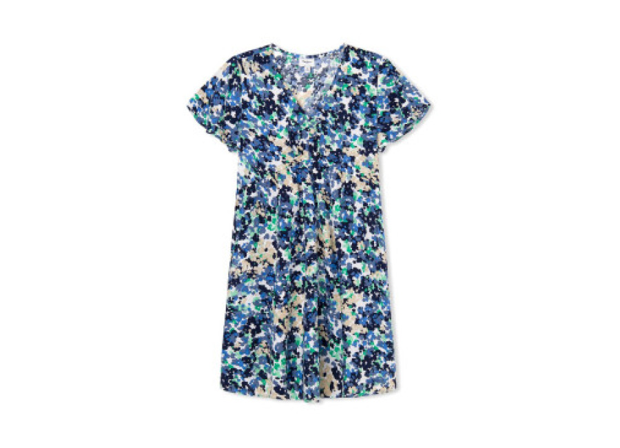 Pepe Jeans para niña. Vestido Odelia azul (16Años= 176cm), Casual, Viscosa, Manga corta, moda infanti
