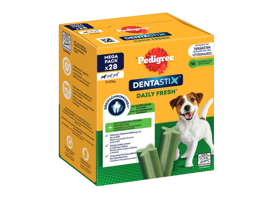 Pedigree Dentastix / Dentastix Fresh 168 uds. – Pack Ahorro – Dentastix Fresh para perros pequeño