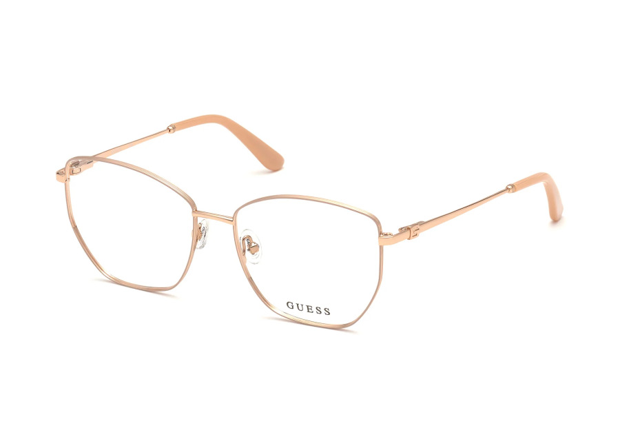 Guess Mujer Guess 028 Monturas ópticas Metal Oro Cuadrada Norma