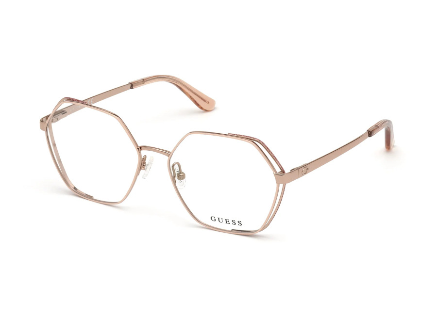 Guess Mujer Guess 028 Monturas ópticas Metal Oro Geométrico Norma