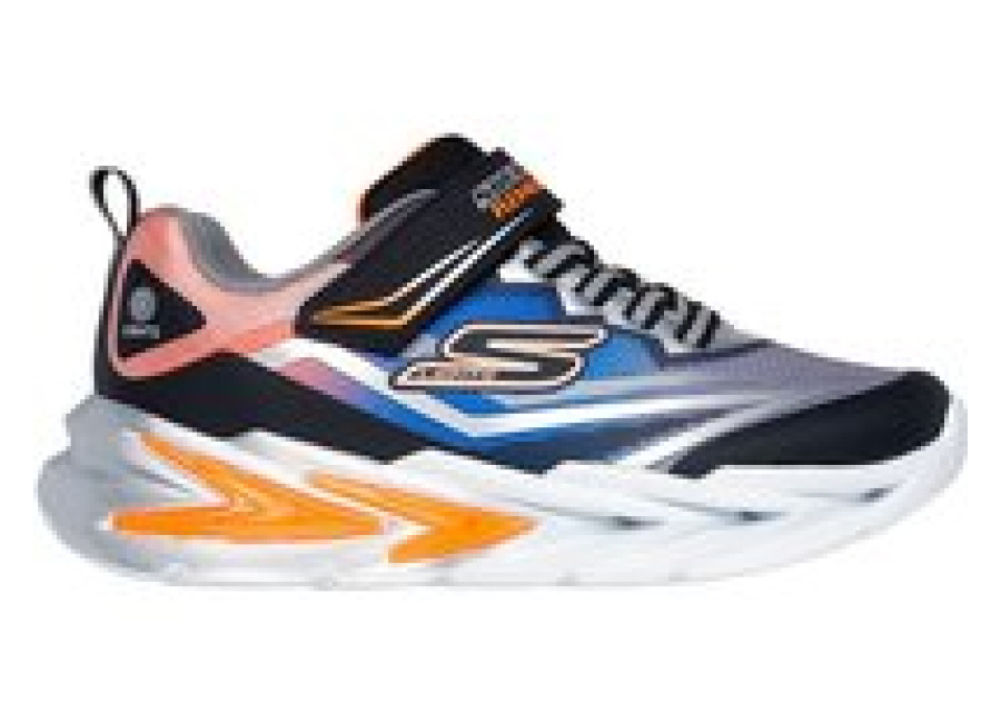 Skechers Zapatillas Skechers Flex-Glow Ultra Infantil Negro/Plata