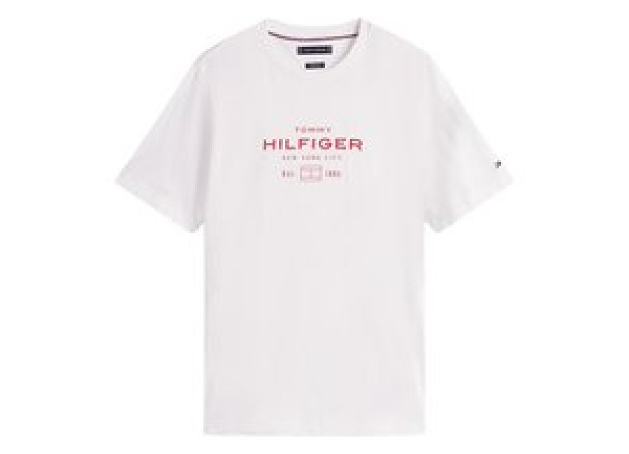 Tommy Hilfiger Stack Graphic T-shirt – White