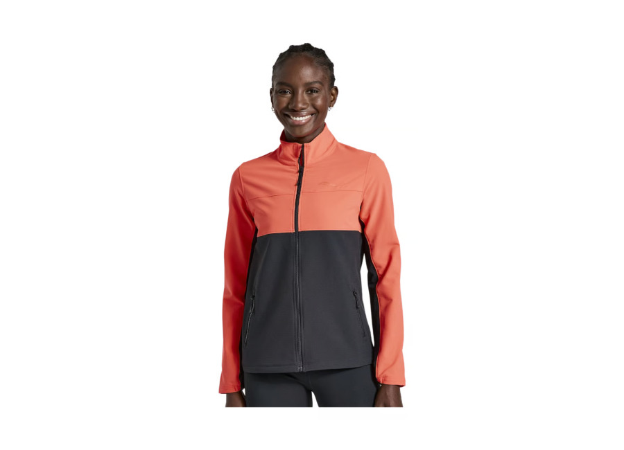 Saucony Chaqueta Saucony Bluster Negro Coral Mujer, Talla