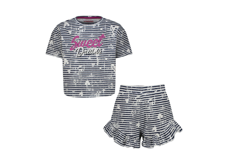 Vingino Girls Waranda Pyjama Dark Blue Talla: L Pantalones Outlet kids Azu