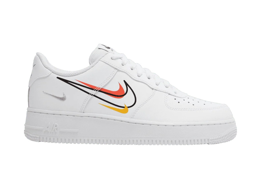 Nike Air Force 1 Low Multi-Swoosh White