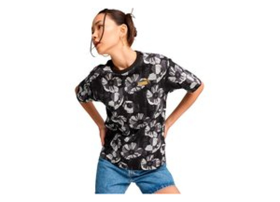 Puma Camiseta Casual Puma Essentials + Class Act Aop Mujer