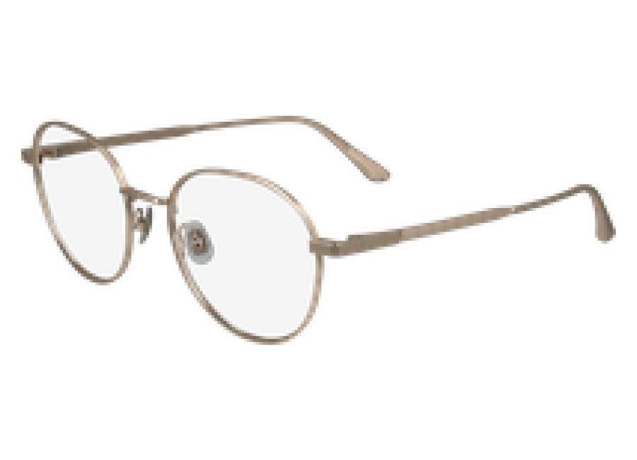 Calvin Klein Unisex Calvin Klein 770 Monturas ópticas Metal Oro Geométrico Norma
