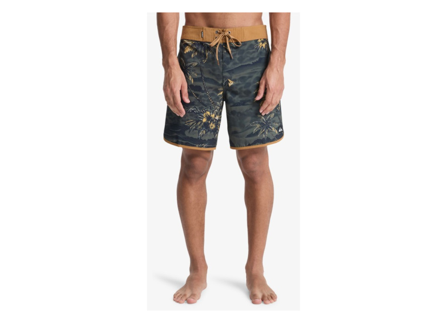 Quiksilver – Surfsilk Scallop 18″ – Boardshort Negro Hombre