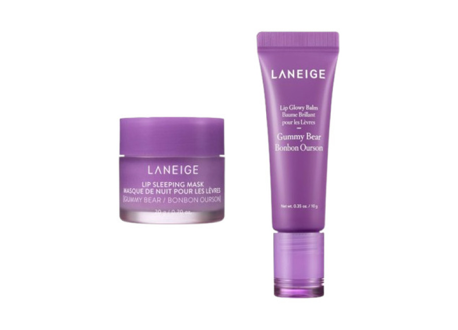 Laneige Lip Sleeping Mask – 20g – Gummy Bear (1ea) X Lip Glowy Balm – 10g – Gummy Bear (1ea)