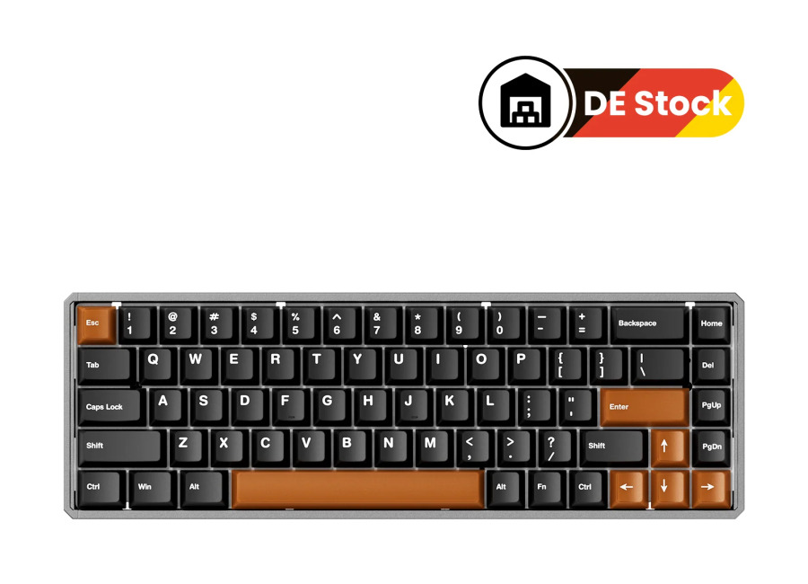Akko MOD68 HE – Misty Black & Brown