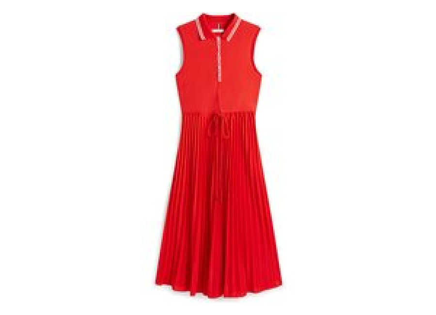 Tommy Hilfiger Midikleid rojo