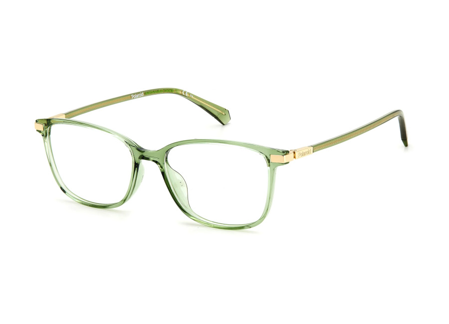 Polaroid Unisex Polaroid PLD D460/G 0OX Monturas ópticas Plástico Verde Cuadrada