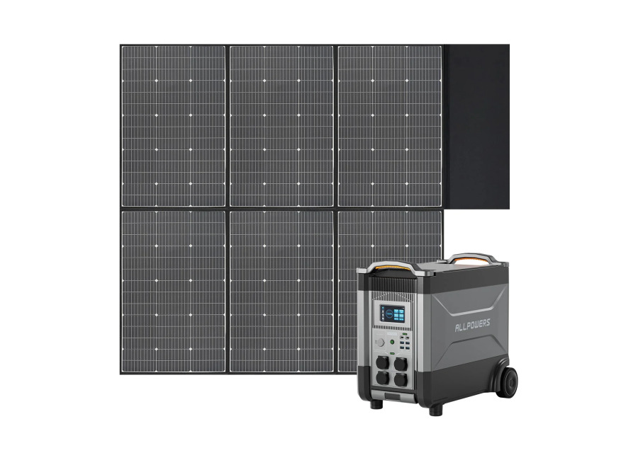Allpowers R4000 V2 Estación de Energía Portátil 4000W 2880Wh – R4000 V2 + 1 * ( SP039 Panel Solar 600W)