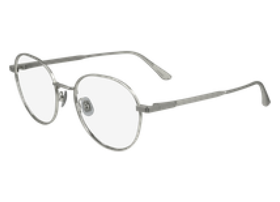 Calvin Klein Unisex Calvin Klein 045 Monturas ópticas Metal Plata Geométrico Norma