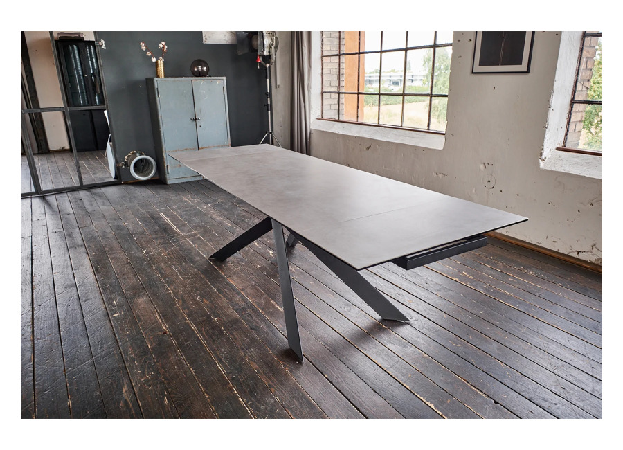 Kawola Mesa extensible NOLDOR Mesa de comedor ceramica 180x90c