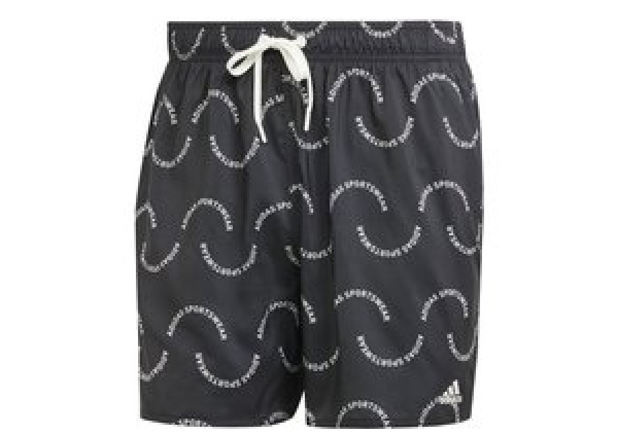 Adidas Bañador de Natación adidas Wave Logo Clx Hombre Negro estampado