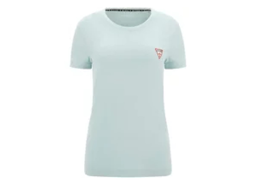 Guess Camiseta de mujer con cuello redondo Guess Mini Triangle
