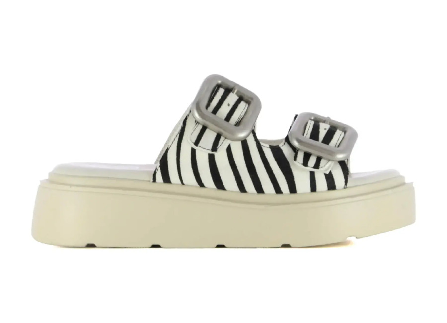 Yuu Jou Sandalias de plataforma de piel mujer animal print CLAIN Yuu Jou
