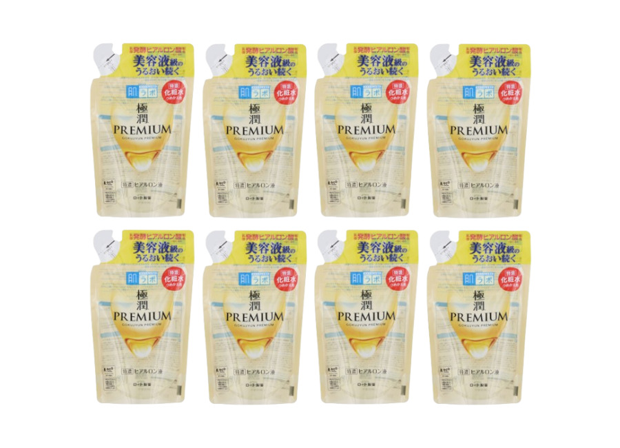 Rohto Mentholatum Hada Labo Gokujyun Premium Lotion Refill 2020 Edition – 170ml (8ea) Set