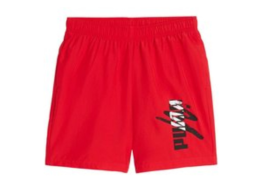Puma Pantalón Puma Essentials+ LAB Woven 5″ Infantil Rojo