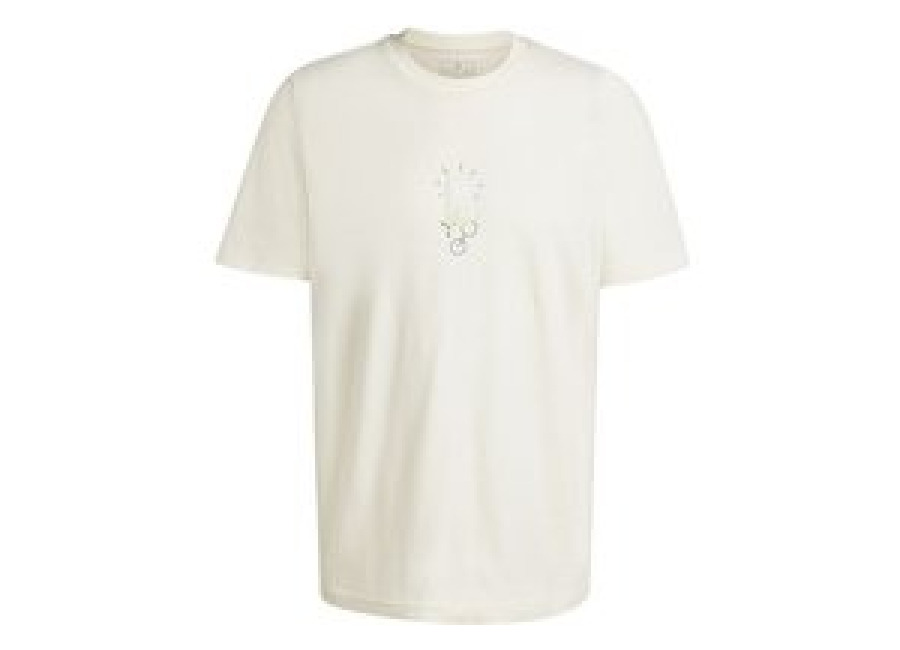 Adidas Camiseta adidas Molded Linear Hombre Blanca