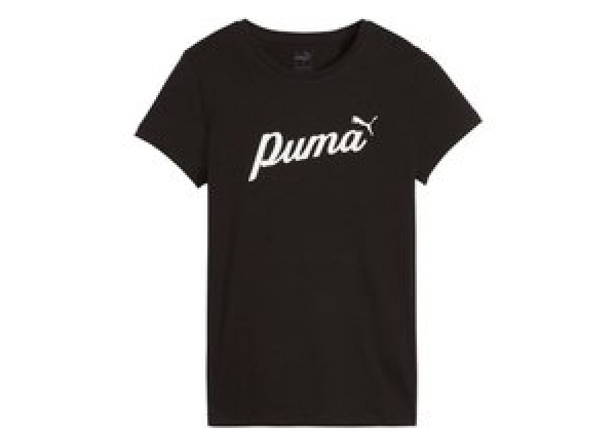 Puma Camiseta Puma Essentials+ Script Mujer Negro