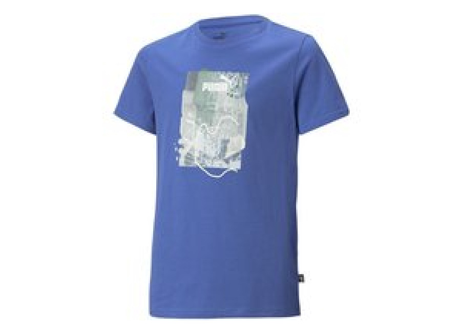 Puma Camiseta Puma Essentials+ Street Art Grap Niño Royal Sapphire