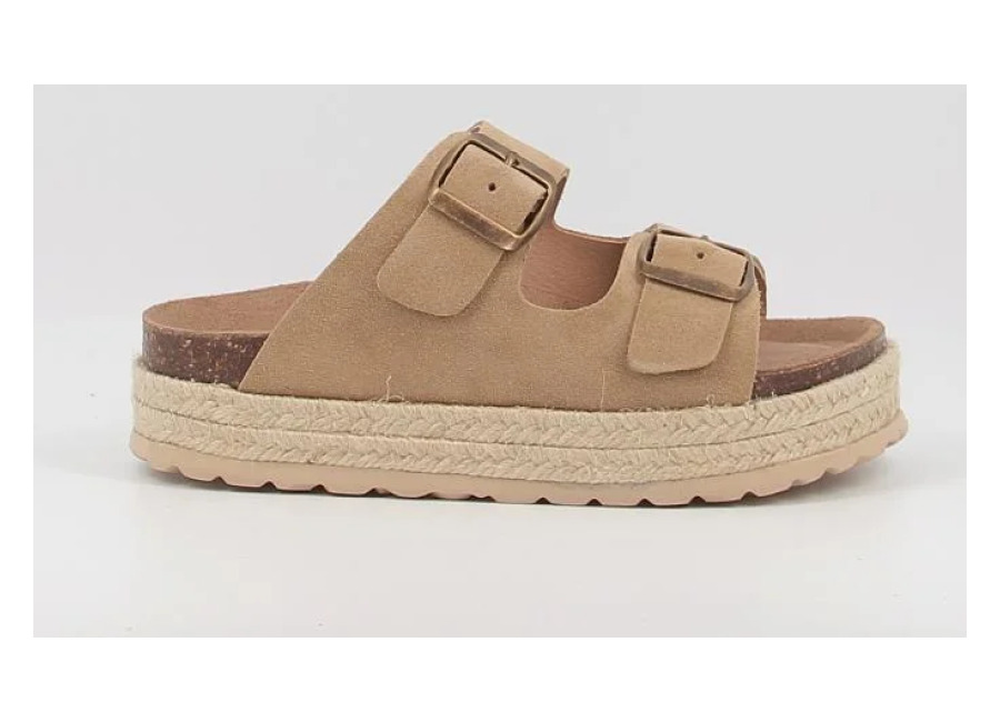 sandalias obi shoes 800-2he taupe