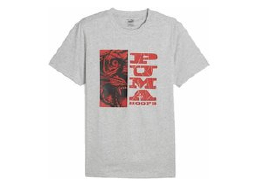 Puma Camiseta de Baloncesto Puma The Hooper 3 Hombre Gri