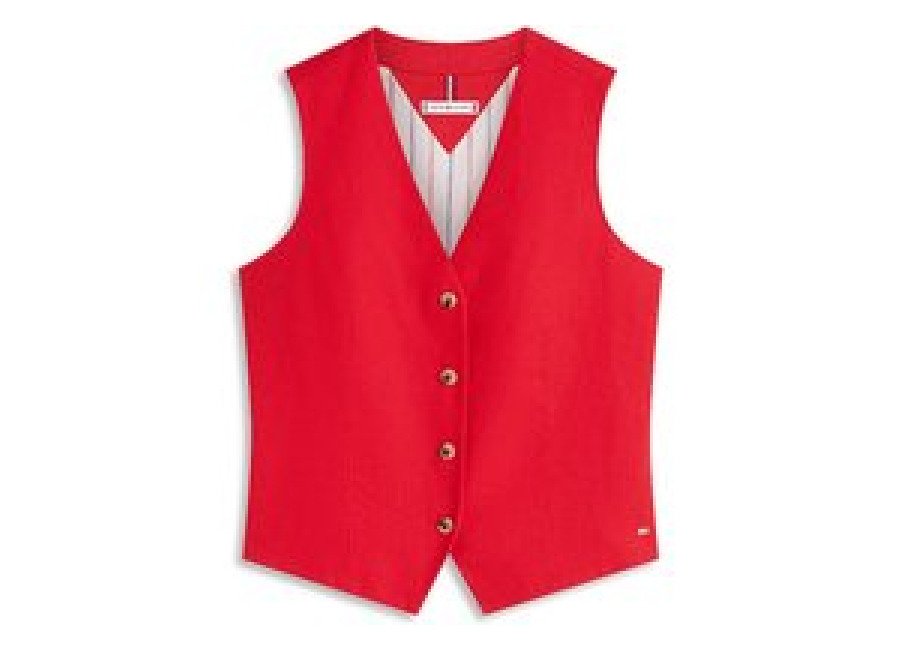 Tommy Hilfiger Chaleco rojo 34